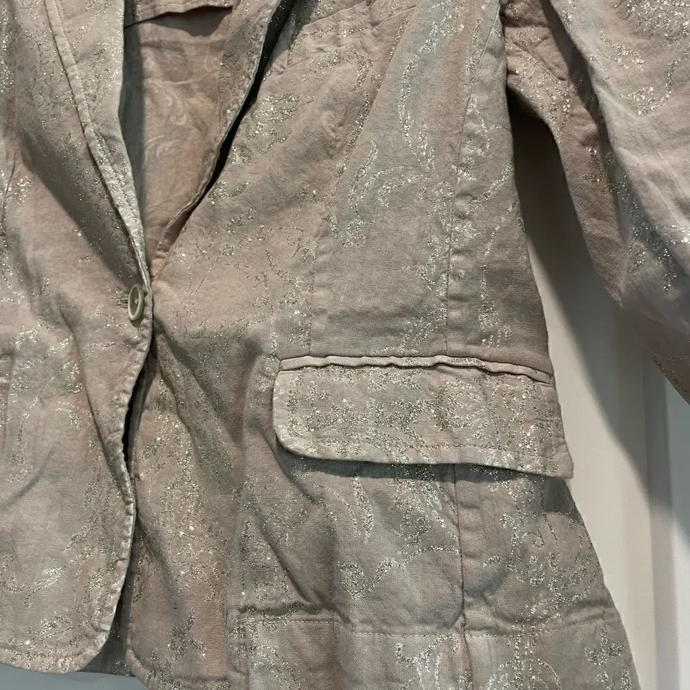 120% Lino Grey Blazer